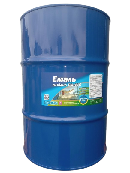 Емаль алкідна ПФ-115 ПОЛІКОЛОР, глянцева, 50 кг